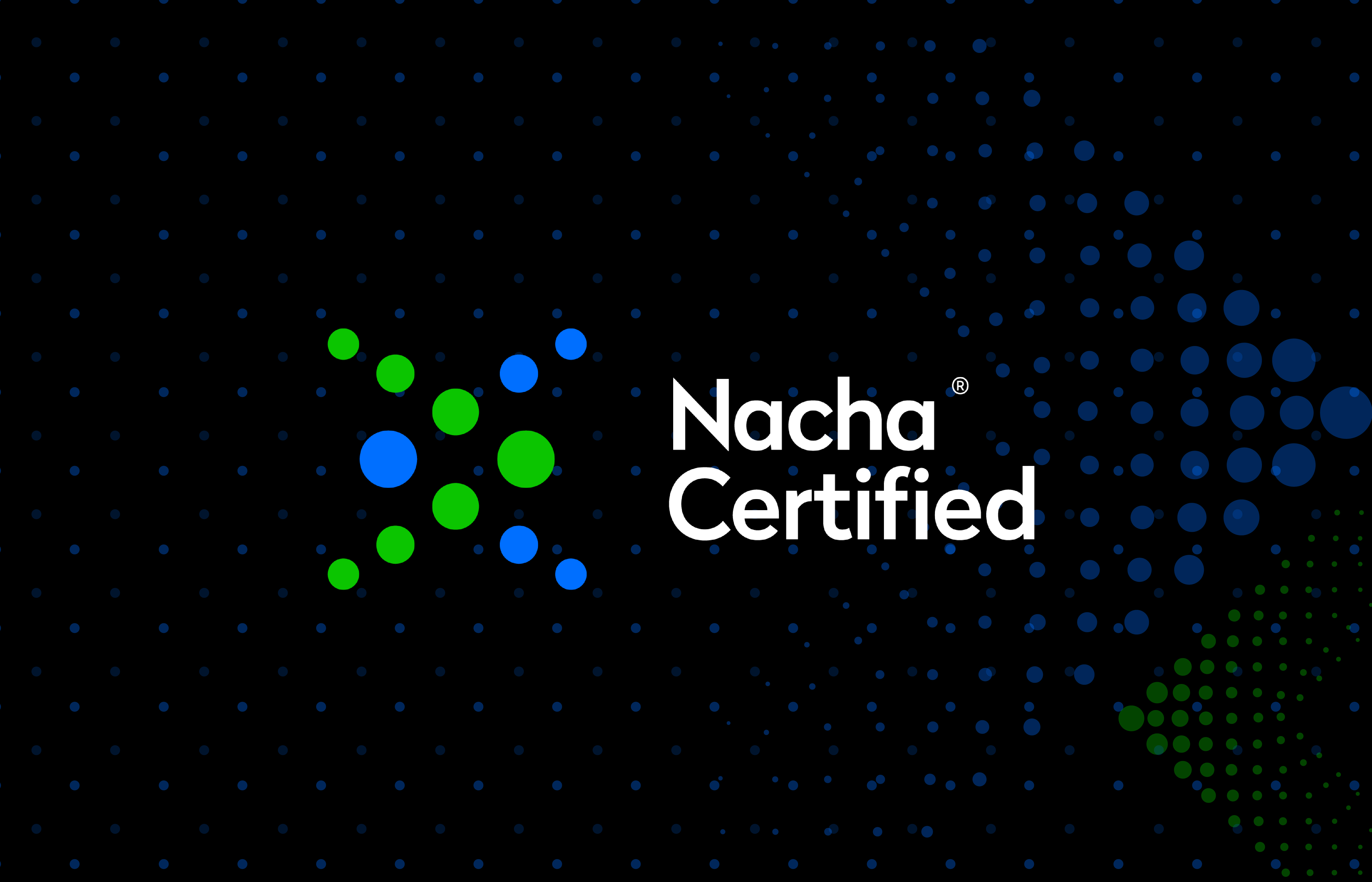 Nacha Certified Logo with background