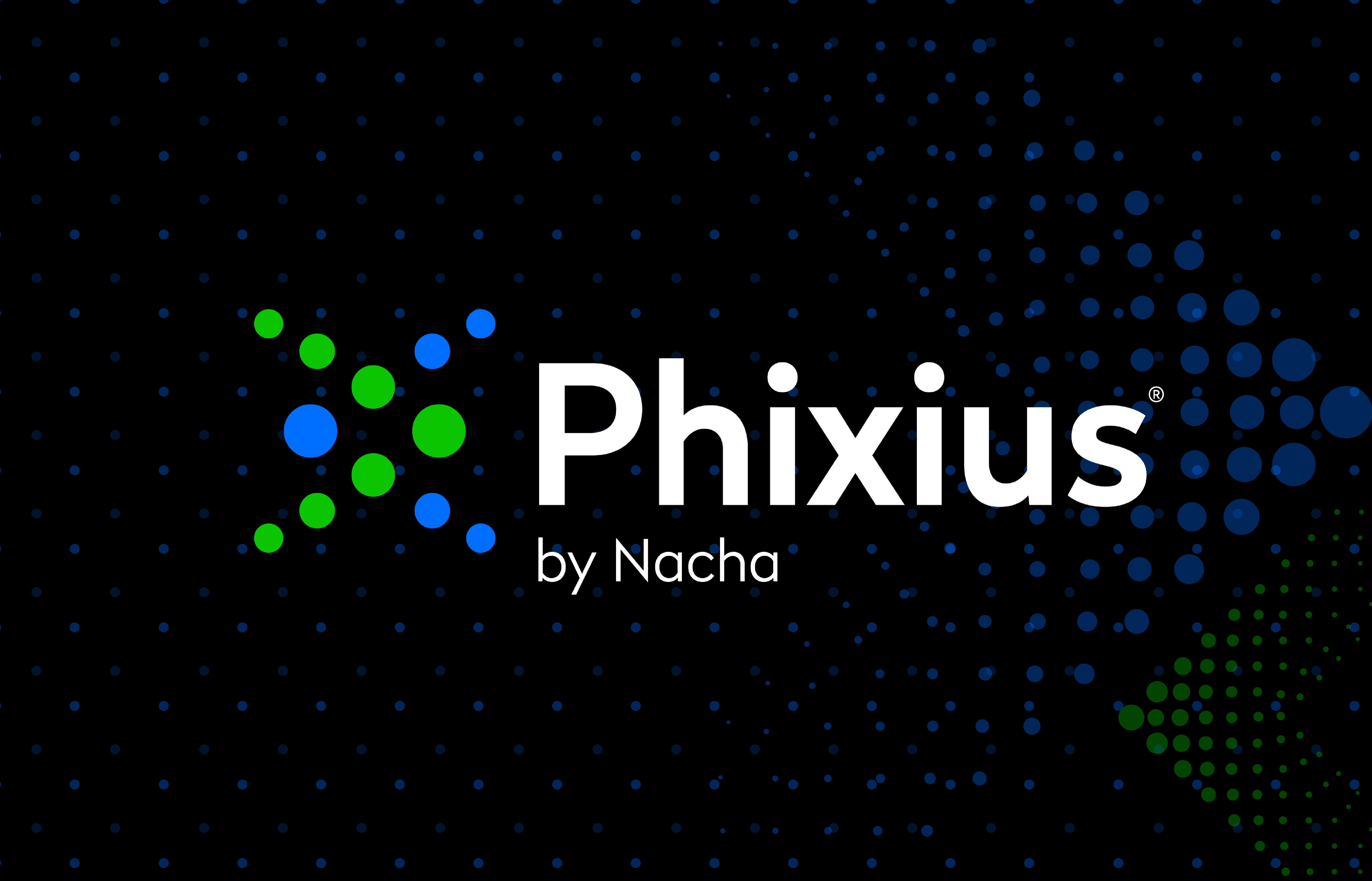 Phixius logo with Background