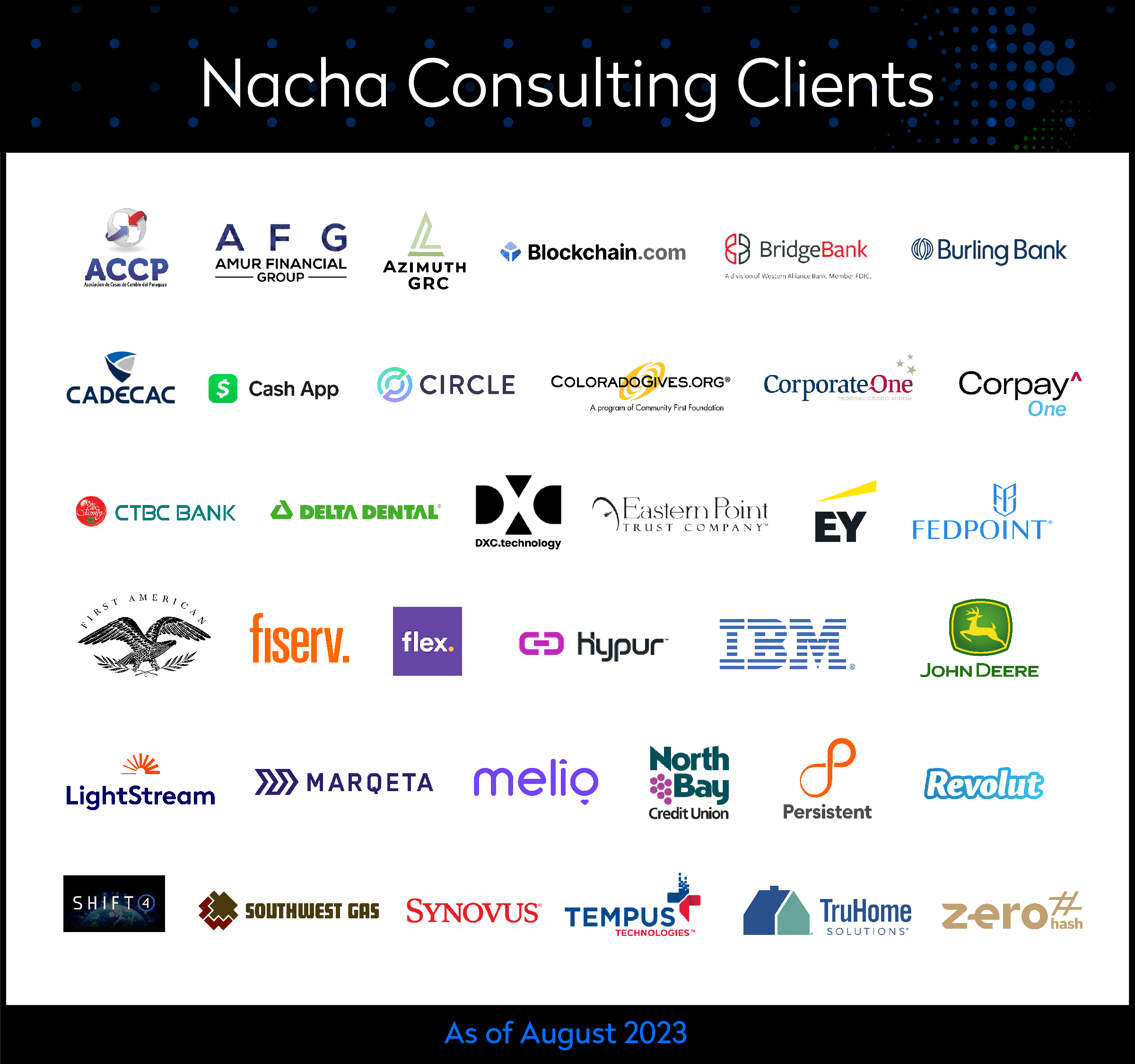 Nacha Consulting Logo Wall