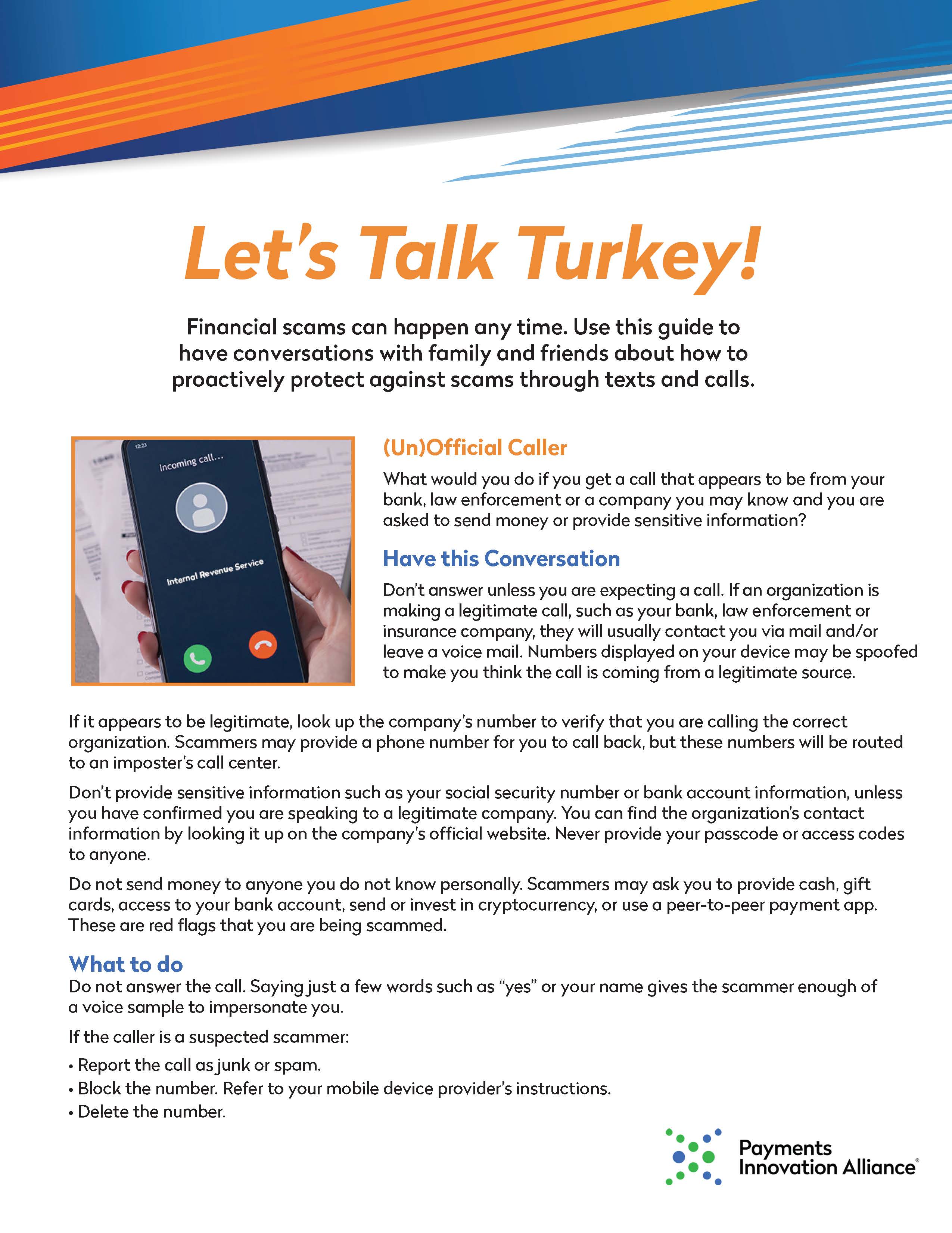 Let's Talk Turkey