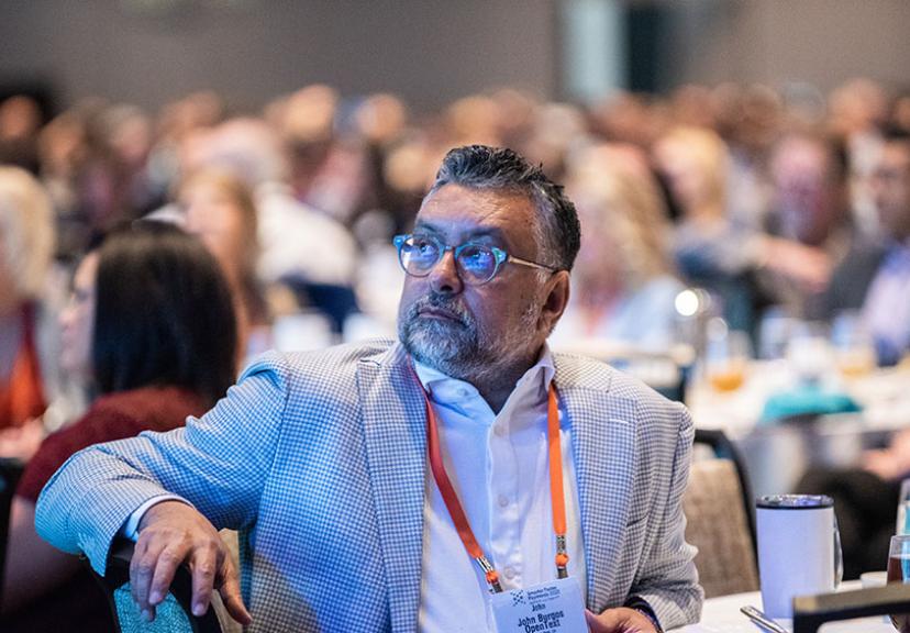 Payments conference attendee