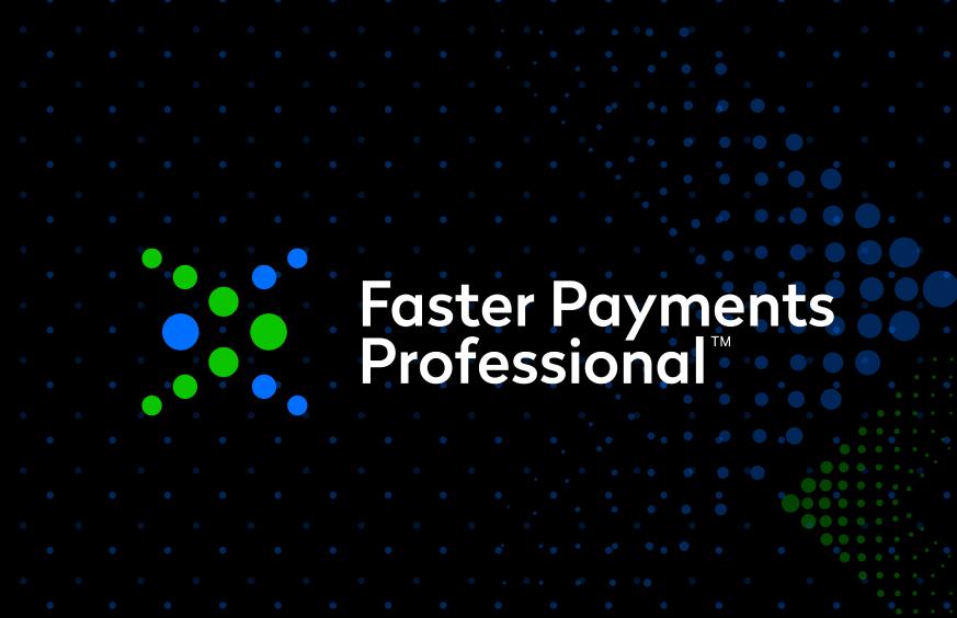 Faster Payments Professional Logo with Background