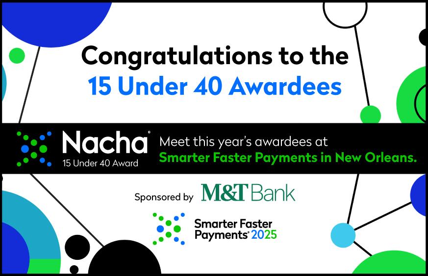 2025 15 Under 40 Awardees