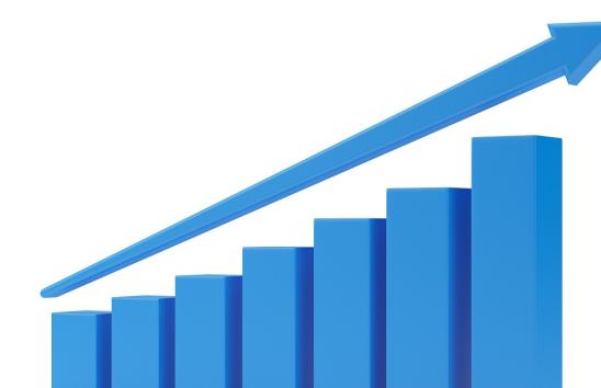 image of bar chart pointing upward