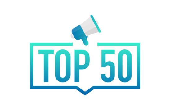 the words "top 50"