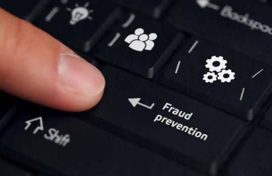 image of keyboard key that reads fraud prevention