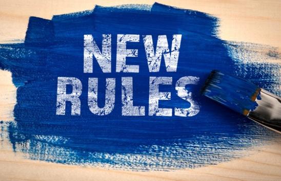 image showing the words new rules