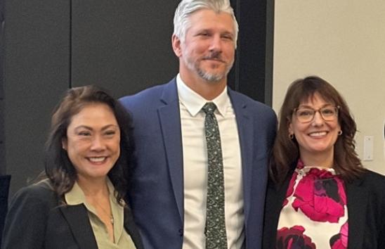 Marie Mui, Ben Meyer and Jen Mack