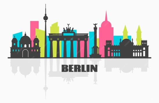 Berlin Skyline Graphic